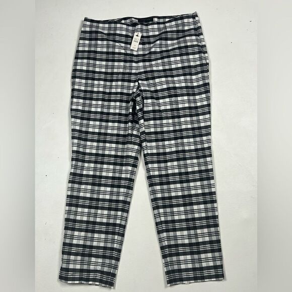 Talbots Pants - Talbots | NWT High Rise Plaid Petite Pants with Side Zipper